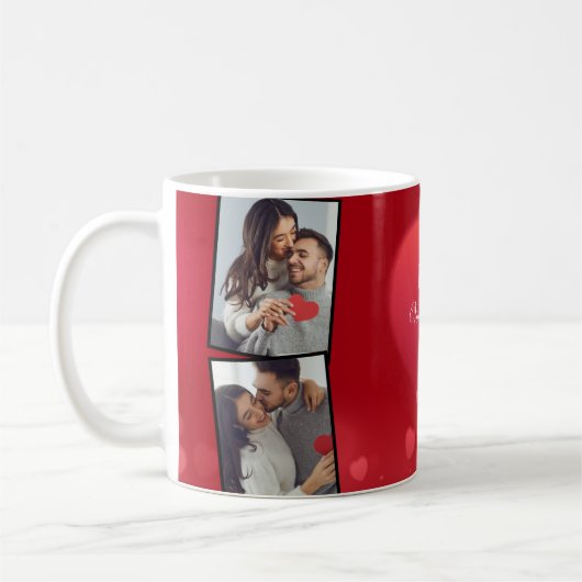 Personalised photos coffee cup コーヒーマグカップ (左)