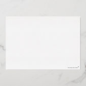 Personalised Photos Merry Christmas Card. 箔招待状 (裏面)