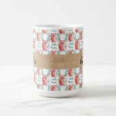 Personalised Pig Mug – Cute Farm Animal Gift Cup コーヒーマグカップ (中央)