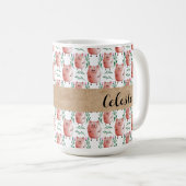 Personalised Pig Mug – Cute Farm Animal Gift Cup コーヒーマグカップ (正面右)