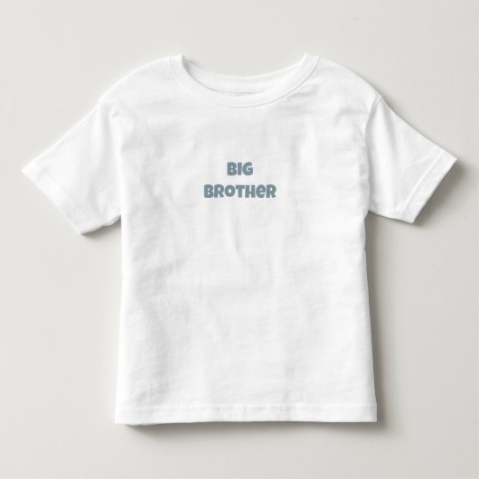 Personalised Pregnancy Announcement Big Brother. トドラーTシャツ (正面)