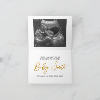 Personalised Pregnancy Reveal Card For Grandparent ノートカード