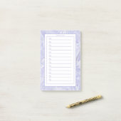 Personalised Purple Paint Strokes Grocery List. ポストイット (デスク上)