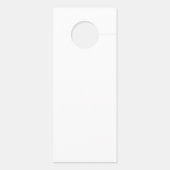 Personalised Room Reserved Minimalist Wedding Door ドアノブサイン (裏面)