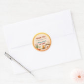 Personalised round Lohri-themed Sticker ラウンドシール (封筒)