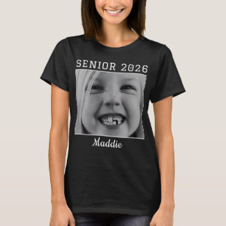  Personalised Senior 2026 custom Photo graduation Tシャツ