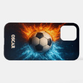 Personalised Sports/Soccer iPhone 12 Case iPhoneケース (裏面横)