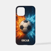 Personalised Sports/Soccer iPhone 12 Mini Case iPhoneケース (裏面)