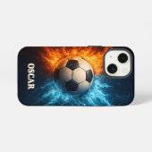 Personalised Sports/Soccer iPhone 13 Mini Case iPhoneケース (裏面横)