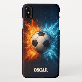 Personalised Sports/Soccer iPhone XS Max Case iPhone XS Maxケース