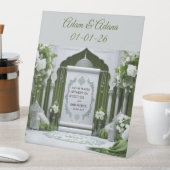 Personalised Table Sign- Islamic Wedding  台座サイン (インサイチュ)