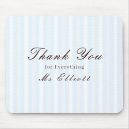 Personalised Thank You Teacher Mouse Pad Bluebell マウスパッド