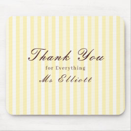 Personalised Thank You Teacher Mouse Pad Buttercup マウスパッド