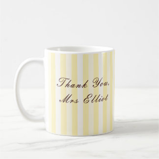 Personalised Thank You Teacher Mug コーヒーマグカップ