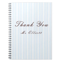 Personalised Thank You Teacher Notebook  ノートブック