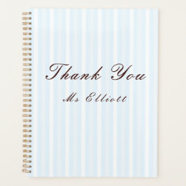 Personalised Thank You Teacher Notebook  プランナー手帳