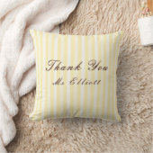 Personalised Thank You Teacher Throw Cushion クッション (ブランケット)