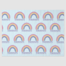 Personalised tissue paper with your own logo