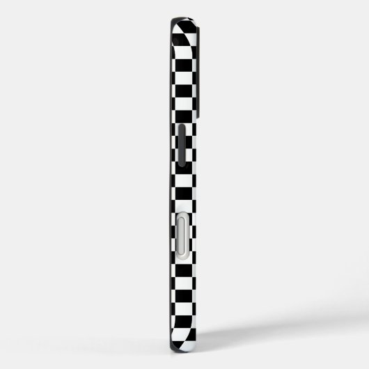 Personalised Two-Tone Checkerboard Case-Mate iPhoneケース (裏面 / 右)