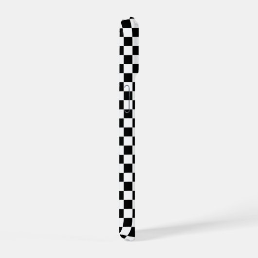 Personalised Two-Tone Checkerboard iPhone 15ケース (右側面)