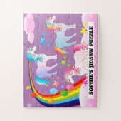 Personalised Unicorn Jigsaw Puzzle 100 Pieces ジグソーパズル (縦)