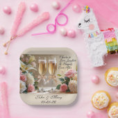 Personalised Wedding Paper Cup- Happily Ever After ペーパープレート (パーティー)