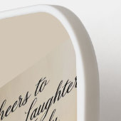 Personalised Wedding Pickleball Paddle ピックルボールラケット (左詳細)