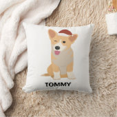 Personalised Welsh Corgi Cushion クッション (ブランケット)