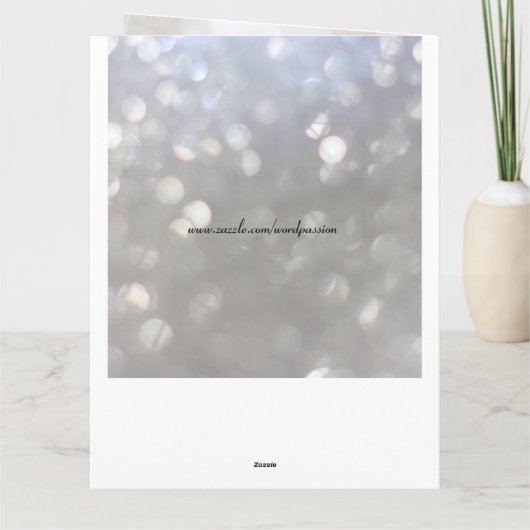 Personalised Wife Birthday カード (裏面)