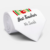 Personalised World's Best Teacher Water Bottle ネクタイ (ロール)