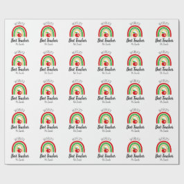 Personalised World's Best Teacher Wrapping Paper ラッピングペーパー