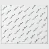 Personalised wrapping paper  ラッピングペーパー (フラット)