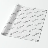 Personalised wrapping paper  ラッピングペーパー (アンロールド)