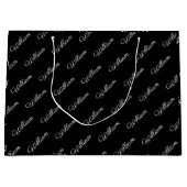 Personalised wrapping paper  ラージペーパーバッグ (正面)