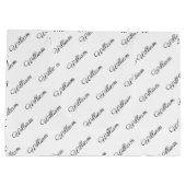 Personalised wrapping paper  ラージペーパーバッグ (裏面)