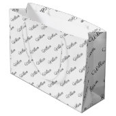 Personalised wrapping paper  ラージペーパーバッグ (裏面アングル)