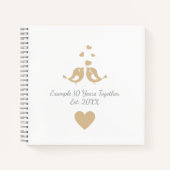 Personalised Years Together Anniversary Gift  ノートブック (正面)