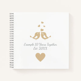 Personalised Years Together Anniversary Gift  ノートブック