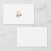 Personalised Your Name, Custom Name, Birthday Gift 名刺 (正面/裏面)