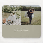 Personalised Your Own Photo And Text Mouse Pad. マウスパッド (正面)