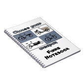 personalisierbar,ラステンラッドセレクトデイン文字 ノートブック (右側)