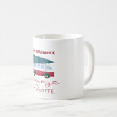 Personalisierbar- Christmas Movie Mug Watching コーヒーマグカップ (正面右)
