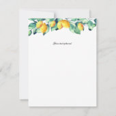 Personalisierbar Elegant Toscana Wedding Foto セーブザデート (裏面)