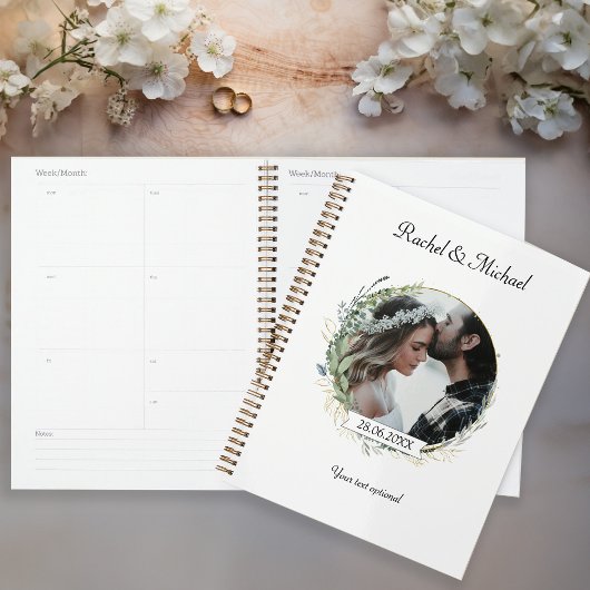 Personalisierbar Foto Hochzeit Planer プランナー手帳