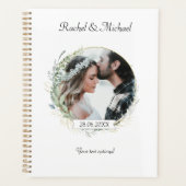 Personalisierbar Foto Hochzeit Planer プランナー手帳 (正面)