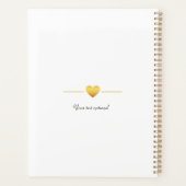 Personalisierbar Foto Hochzeit Planer プランナー手帳 (裏面)