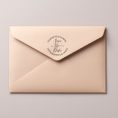 Personalisierbar Logo schlicht ラバースタンプ