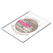 personalisierbar Name Prinzessin Wanderschuhe ノートブック (左側)