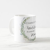 Personalisierbar- Wedding-Planning-Mug     コーヒーマグカップ (正面左)