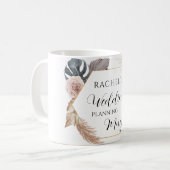 Personalisierbar- Wedding-Planning-Mug コーヒーマグカップ (正面左)
